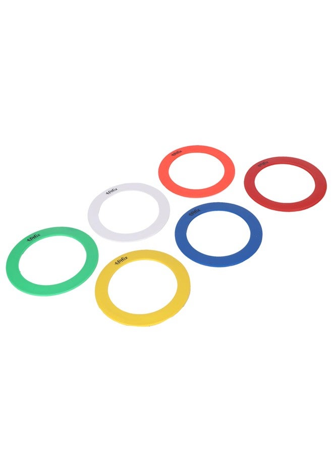 Fitfix Juggling Rings, Magician Juggling Rings, Sports Rings for Kids, Boys and Girls, Set of 3 Small Size Diameter 24 cm / 9 inches Made for India Circus,assorted - Image 4